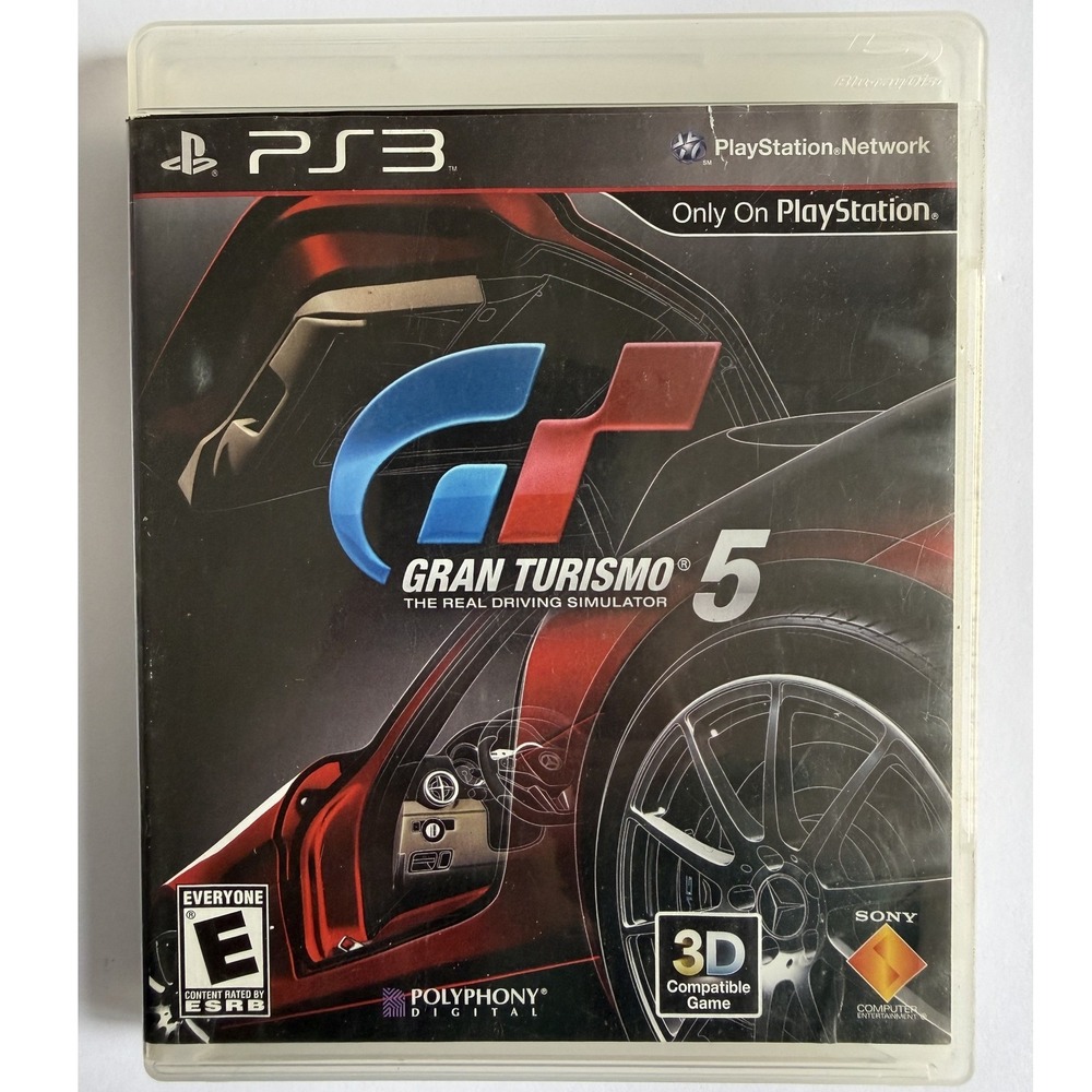 Gran Turismo 5 - Sony PlayStation‎ 3 - Complete CIB W/ Manual Tested & Works